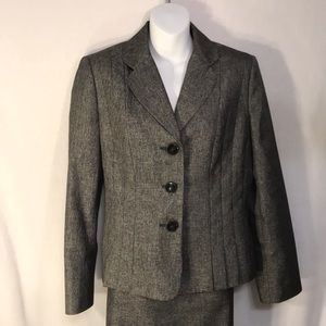 Le Suit “Snakeskin” Skirt Suit